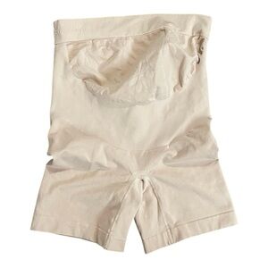 Belevation Women's Medium Maternity Shapewear Mid-Thigh PettiPant Nude Stretch